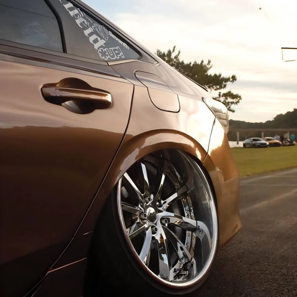 PET Metal Paint Brown Car Vinyl Wrap