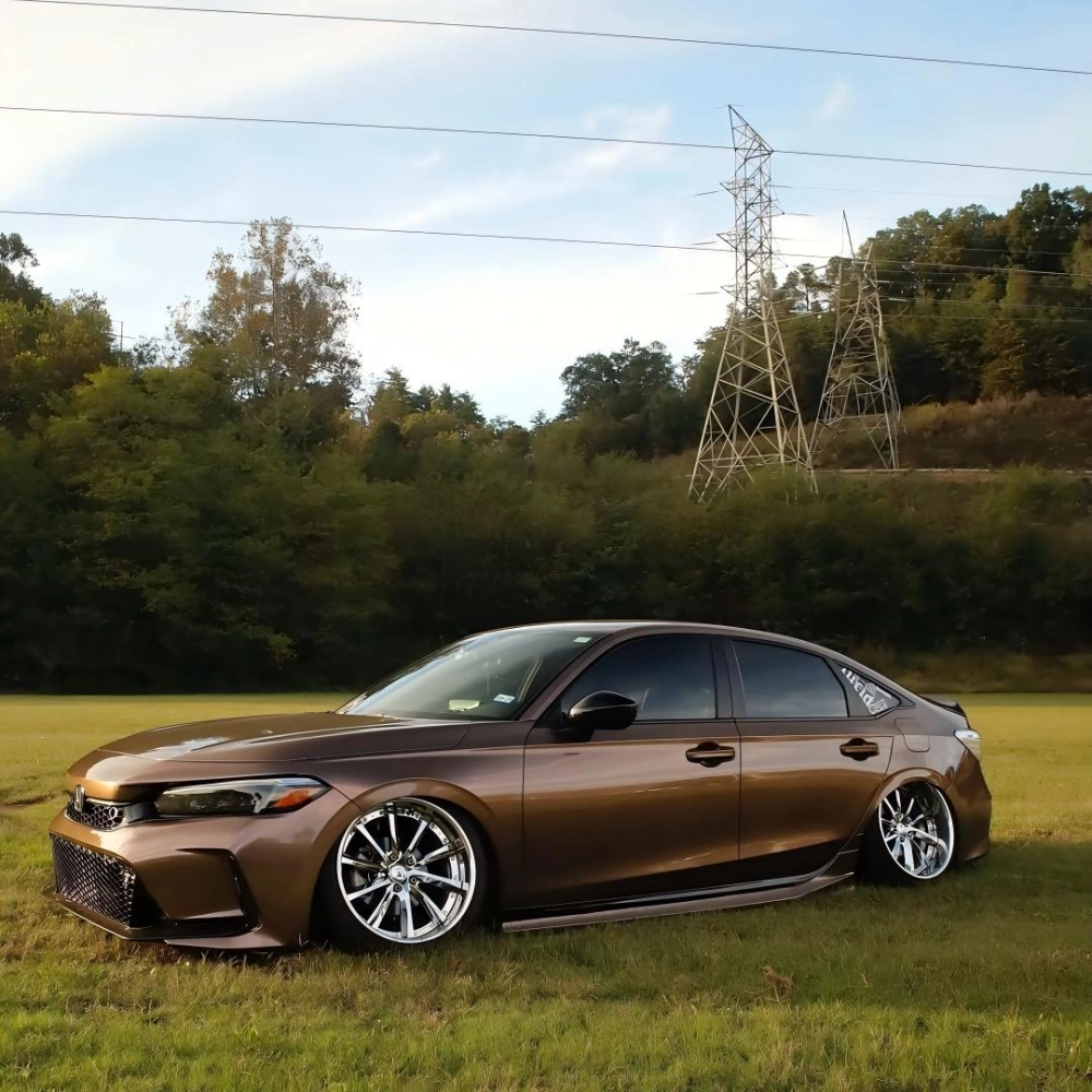 PET Metal Paint Brown Car Vinyl Wrap