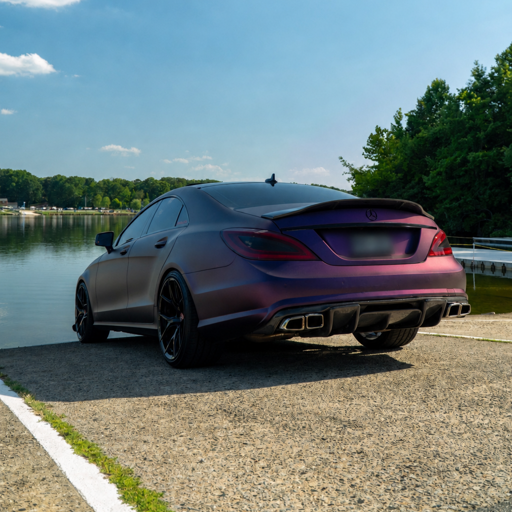 PET Matte Metallic Purple Car Vinyl Wrap