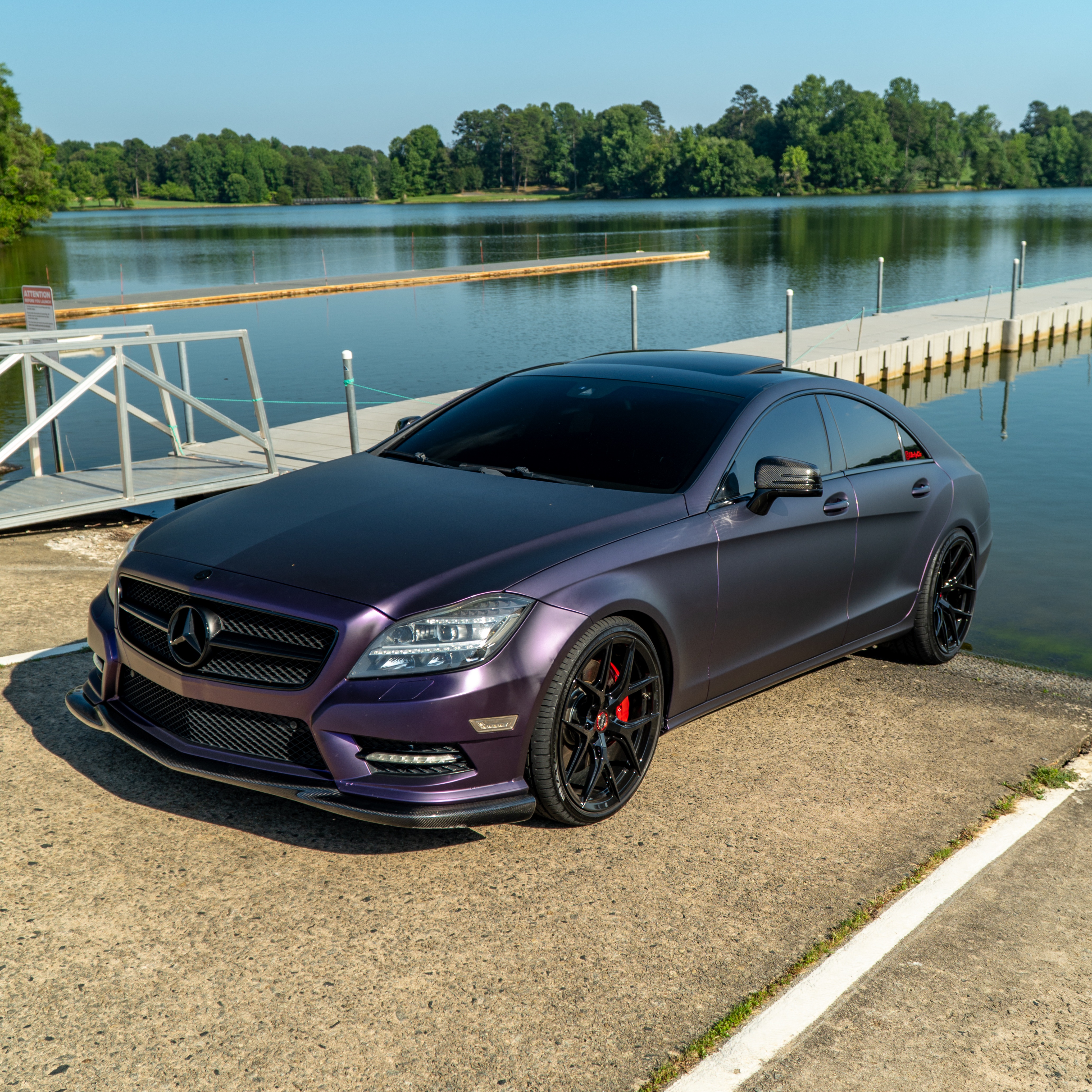 PET Matte Metallic Purple Car Vinyl Wrap