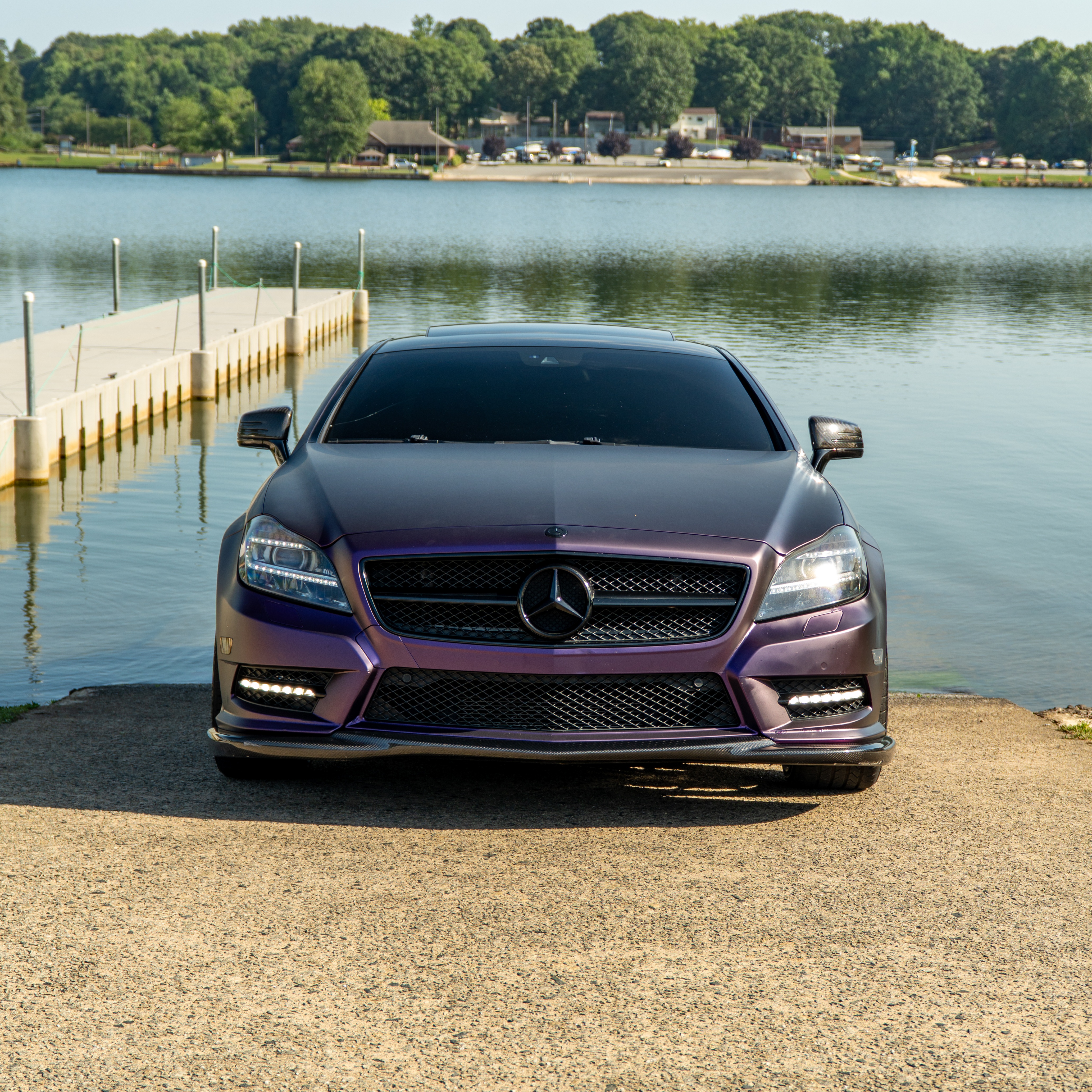 PET Matte Metallic Purple Car Vinyl Wrap