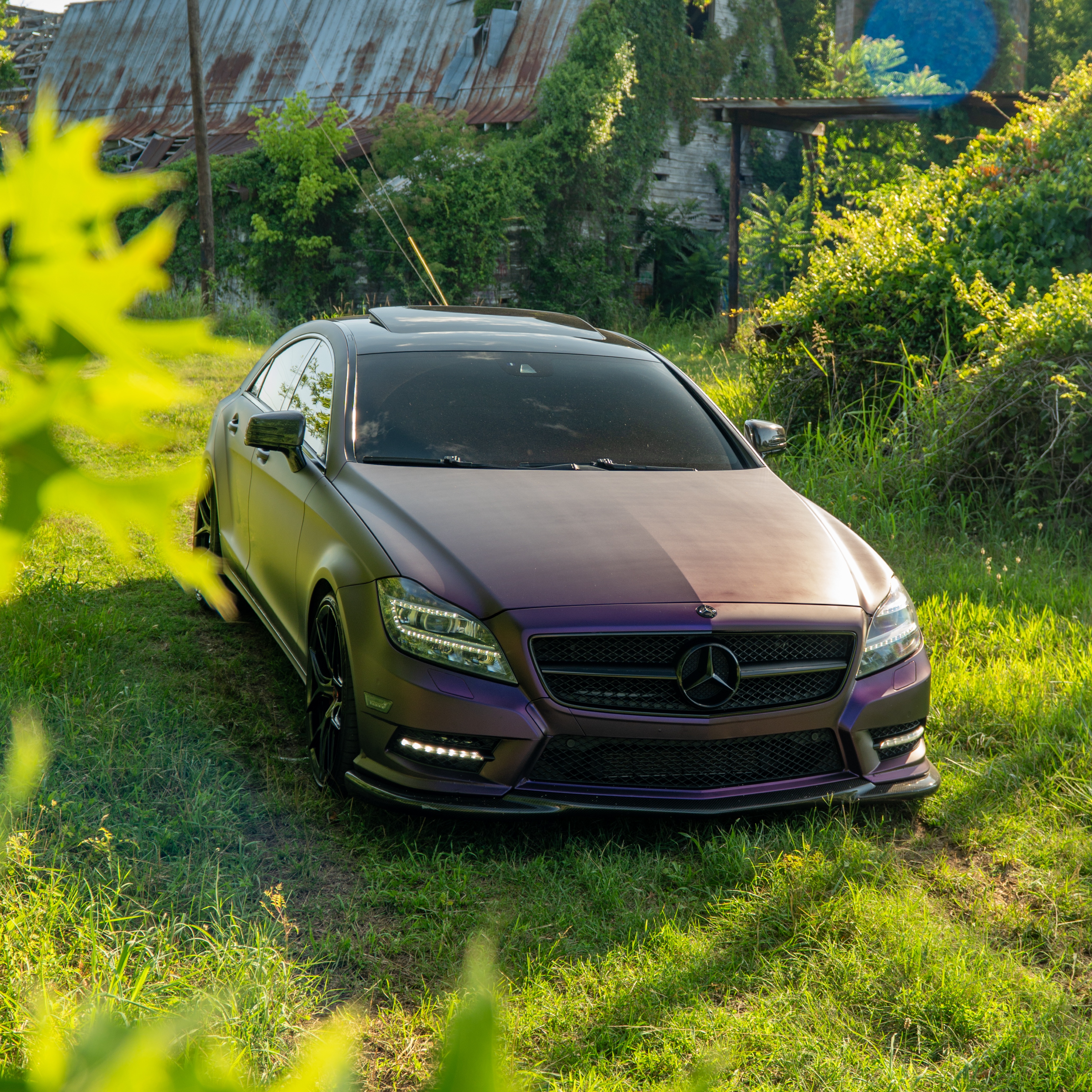 PET Matte Metallic Purple Car Vinyl Wrap