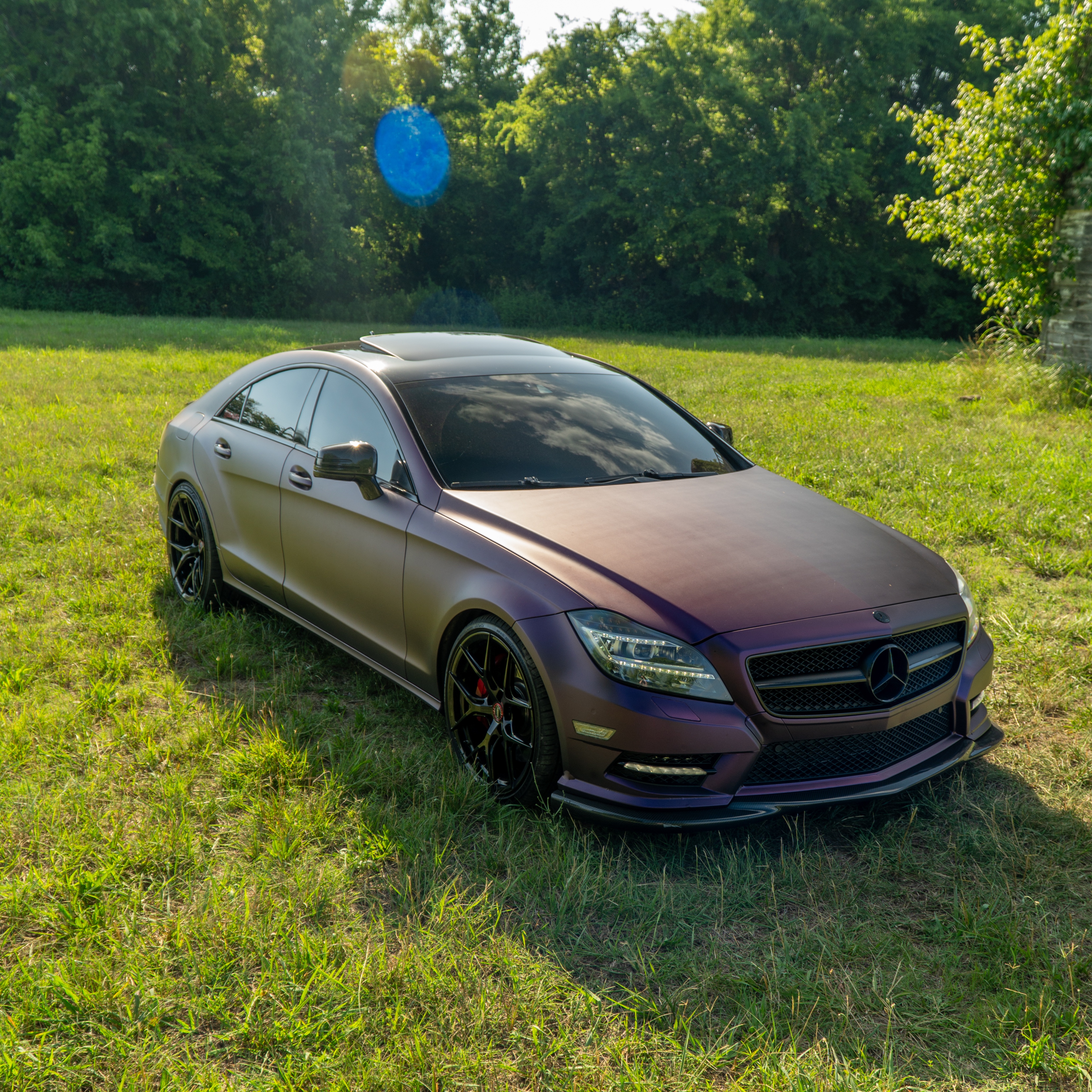 PET Matte Metallic Purple Car Vinyl Wrap