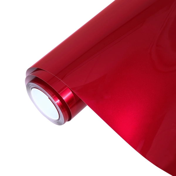Gloss Metallic Vampire Red Car Vinyl Wrap