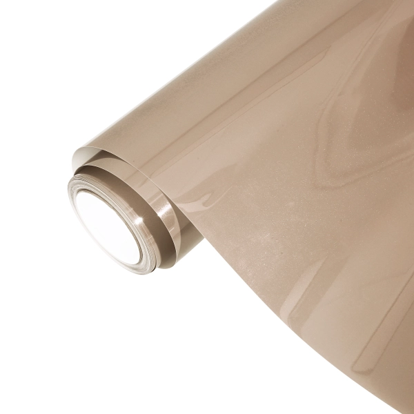 Gloss Metal Champaign Dark Gold Car Vinyl Wrap