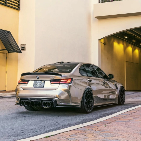 Gloss Metal Champaign Dark Gold Car Vinyl Wrap
