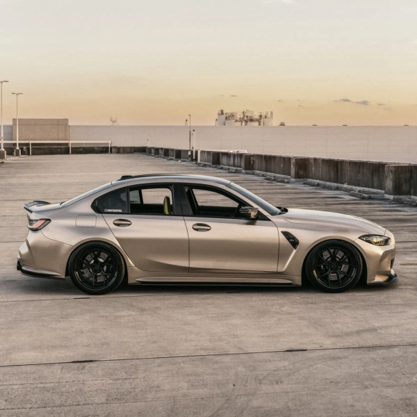 Gloss Metal Champaign Dark Gold Car Vinyl Wrap