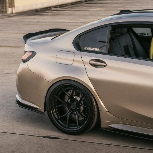 Gloss Metal Champaign Dark Gold Car Vinyl Wrap