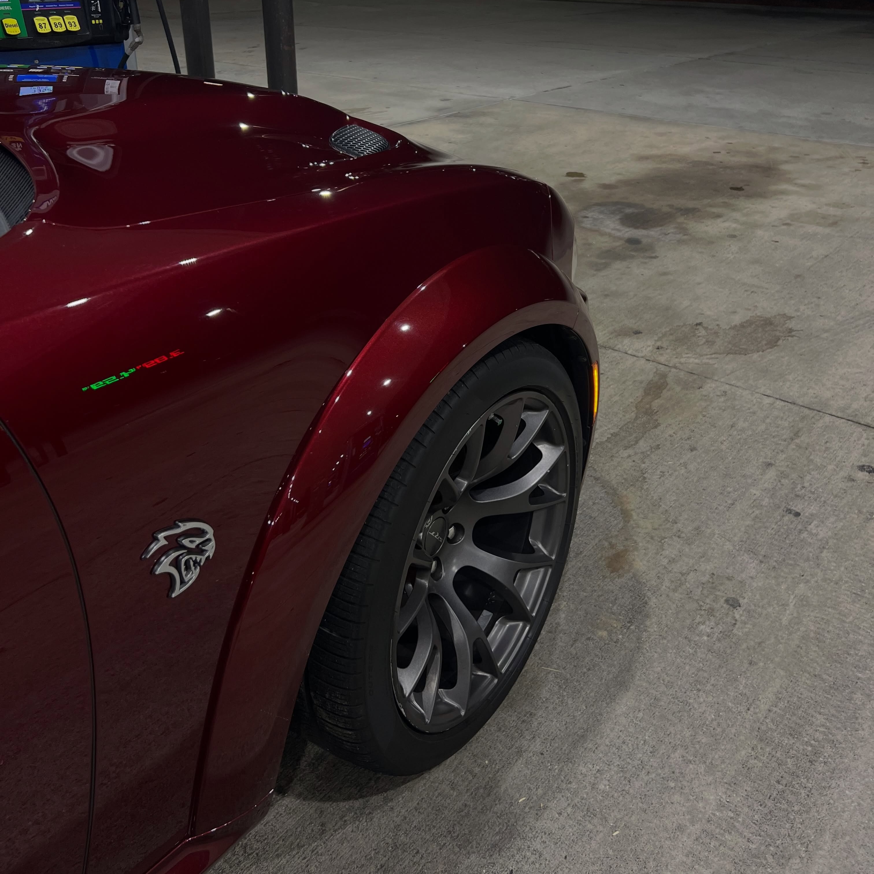 PET Liquid Metallic Dragon Blood Red Car Vinyl Wrap
