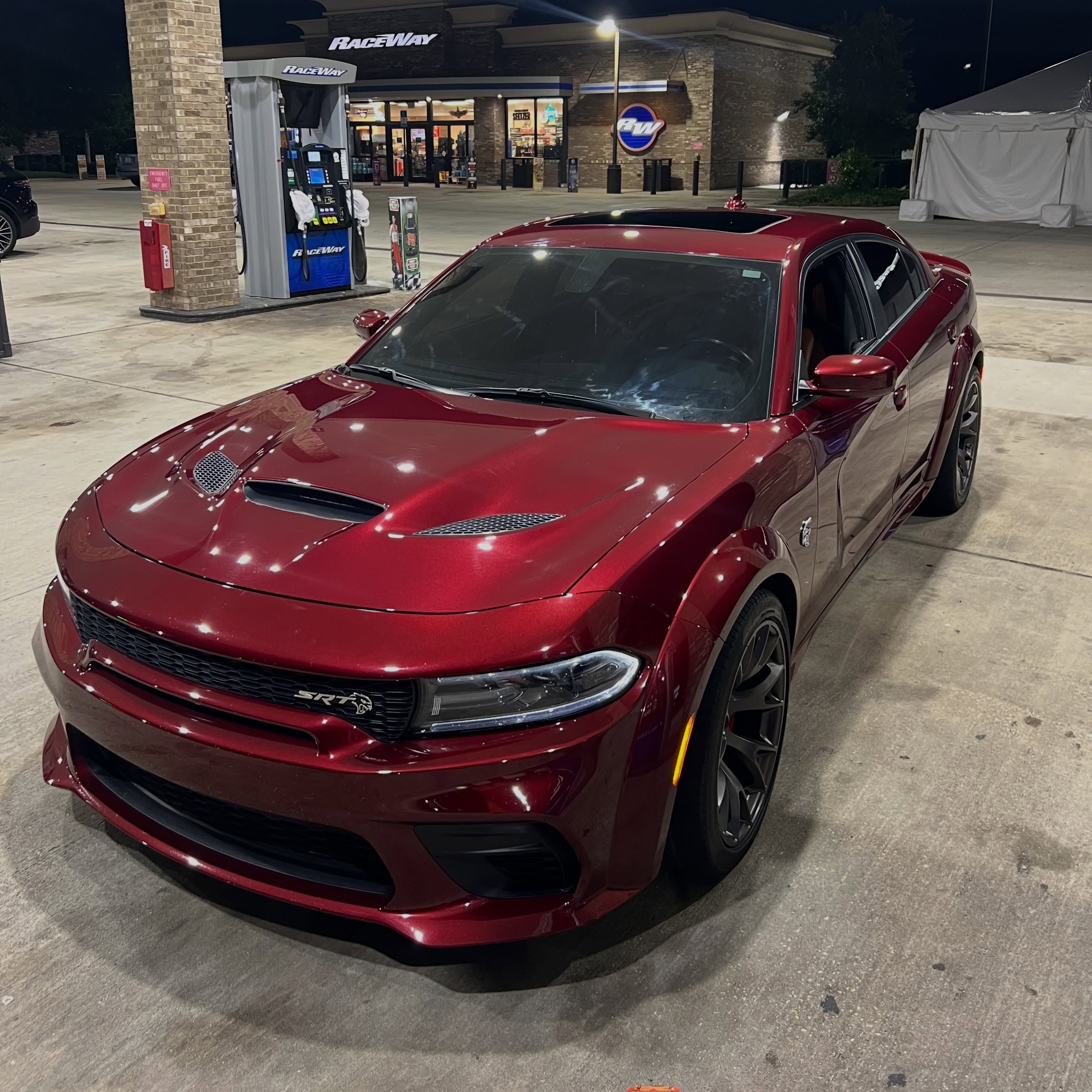 PET Liquid Metallic Dragon Blood Red Car Vinyl Wrap