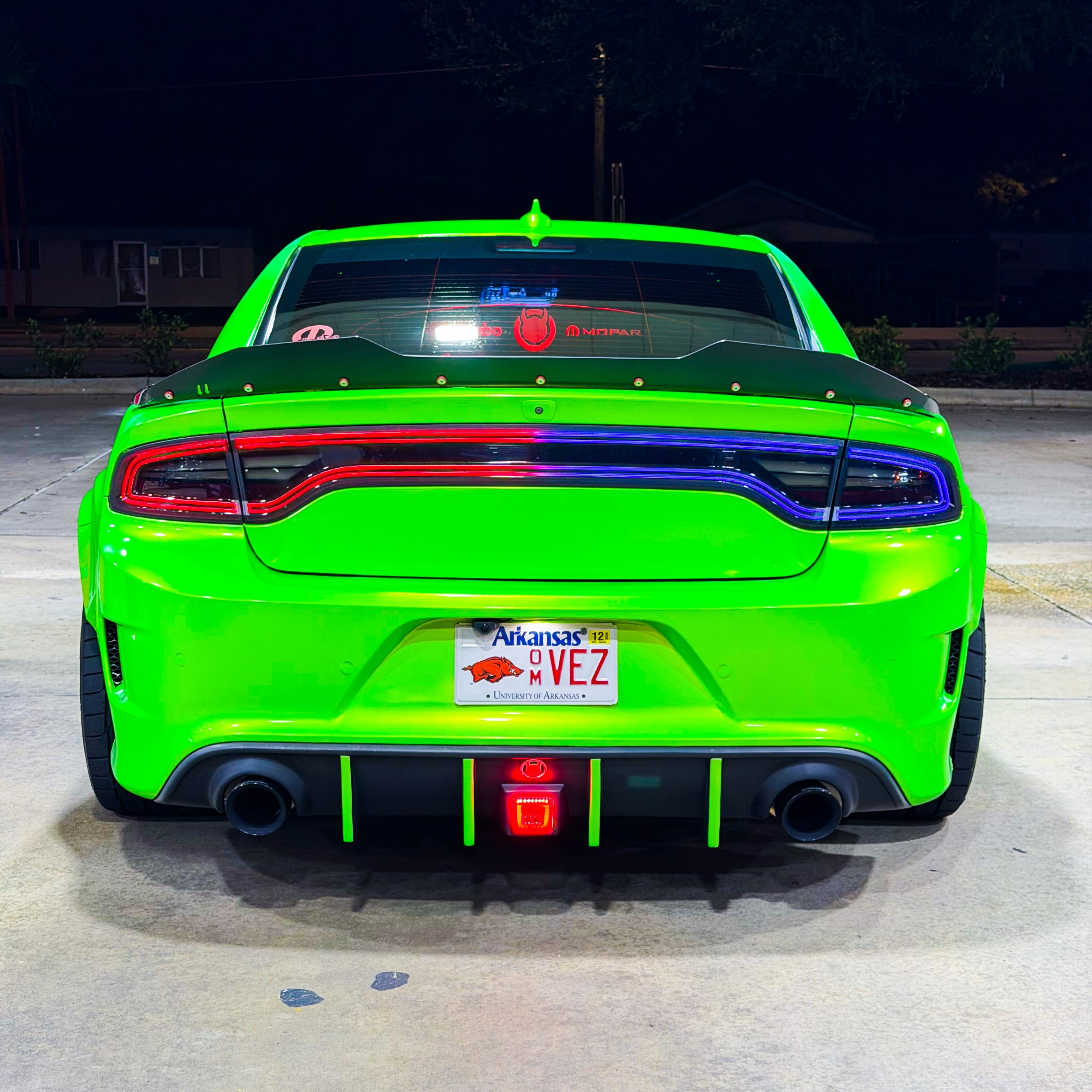 PET Gloss Magic Gold Green Car Vinyl Wrap