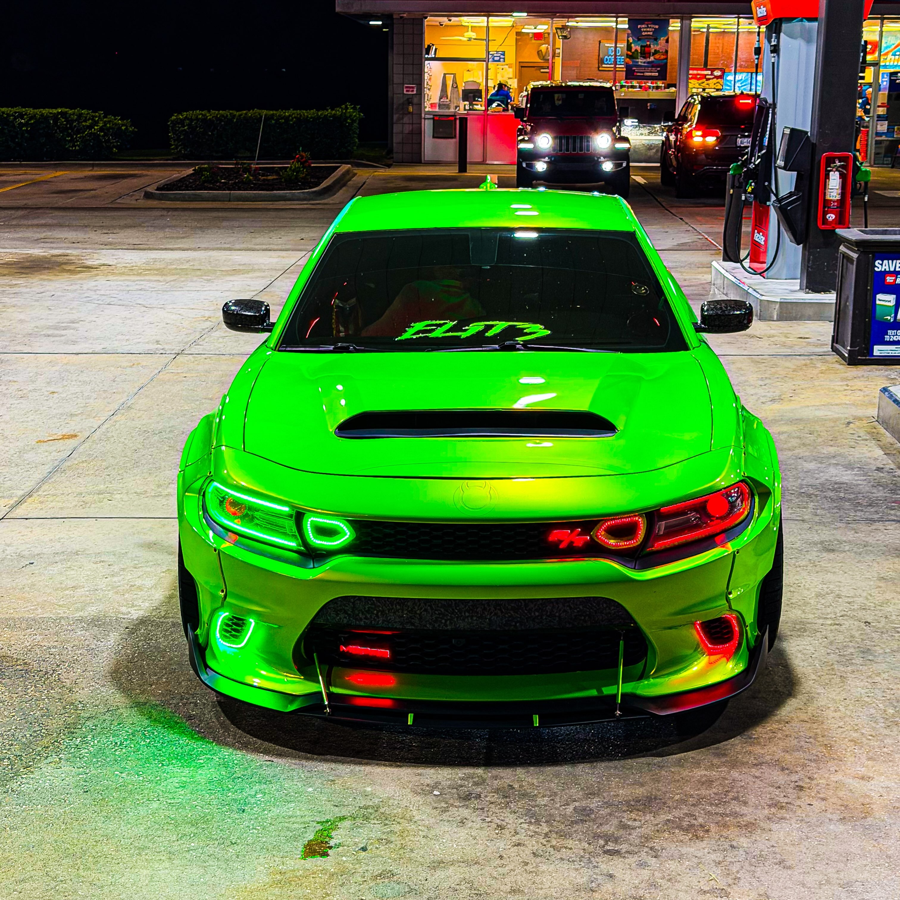 PET Gloss Magic Gold Green Car Vinyl Wrap