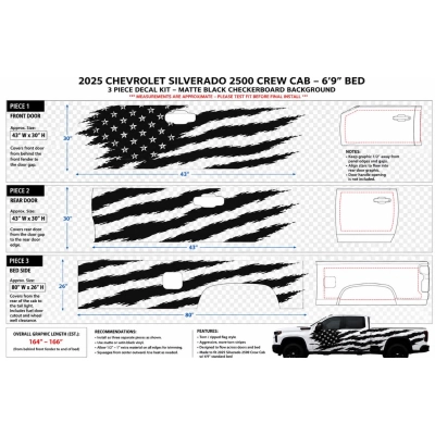 Flag Stickers Customized Car Vinyl Wrap 01