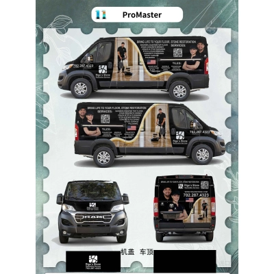 Special Characters Customized Car Vinyl Wrap 01