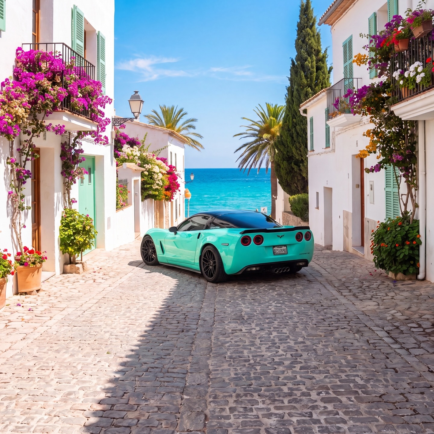 Porsche Gloss Mint Green Car Vinyl Wrap