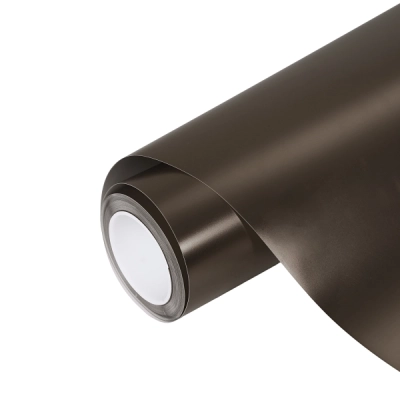 Ultra-Matte Brown Grey Car Vinyl Wrap 01