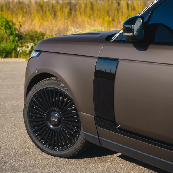 Ultra-Matte Brown Grey Car Vinyl Wrap