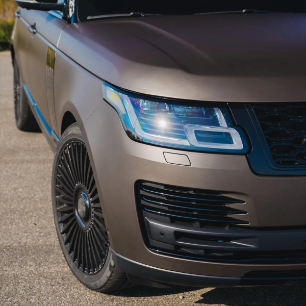 Ultra-Matte Brown Grey Car Vinyl Wrap