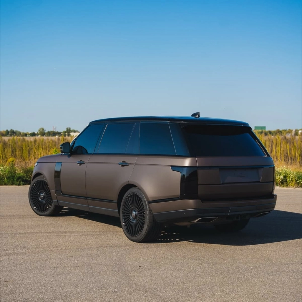 Ultra-Matte Brown Grey Car Vinyl Wrap