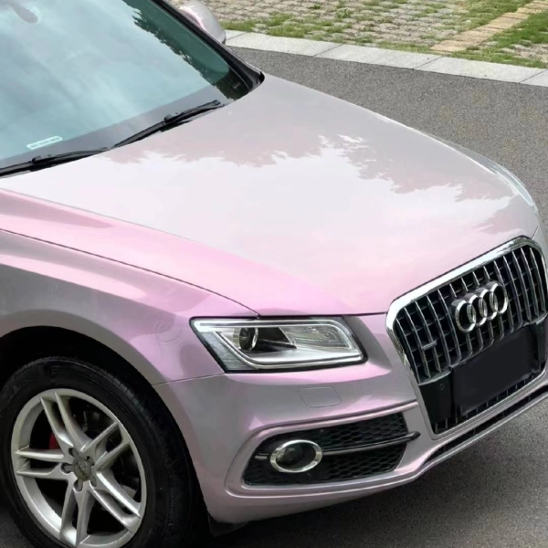 PET Candy Metallic Gray Purple Car Vinyl Wrap