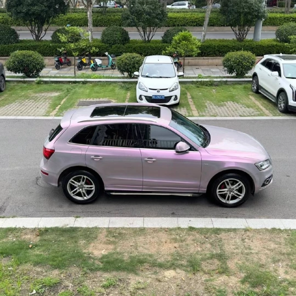 PET Candy Metallic Gray Purple Car Vinyl Wrap