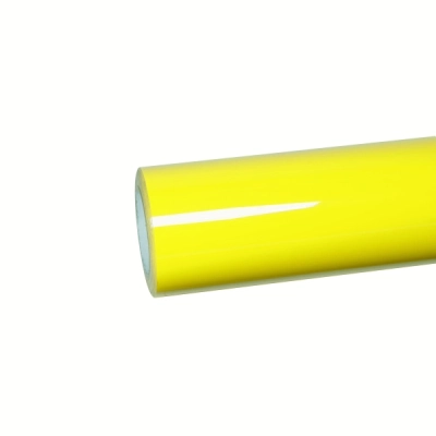 Gloss Crystal Lemon Yellow Car Vinyl Wrap 01