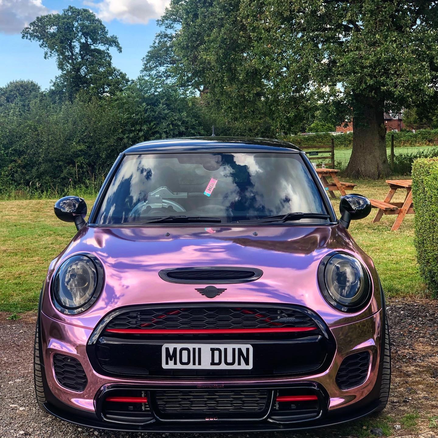 PET Gloss Rose Gold Mirror Chrome Car Vinyl Wrap