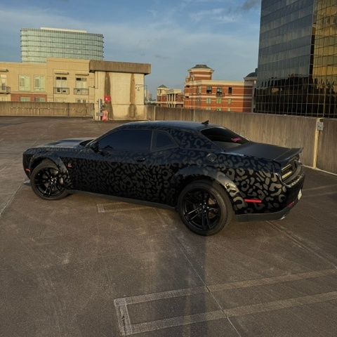 Leopard Print Customized Car Vinyl Wrap