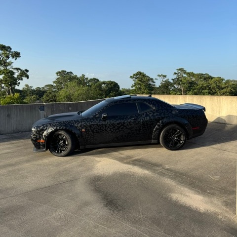 Leopard Print Customized Car Vinyl Wrap