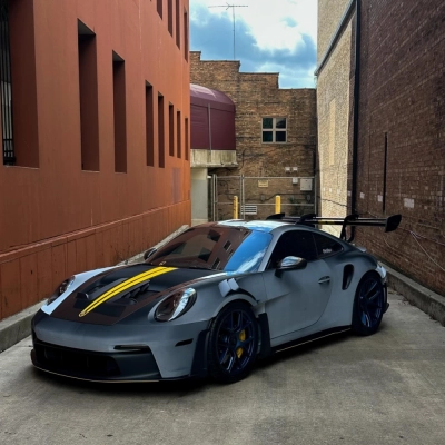 TPU Metallic Eclipse Black Paint Protection Film 02