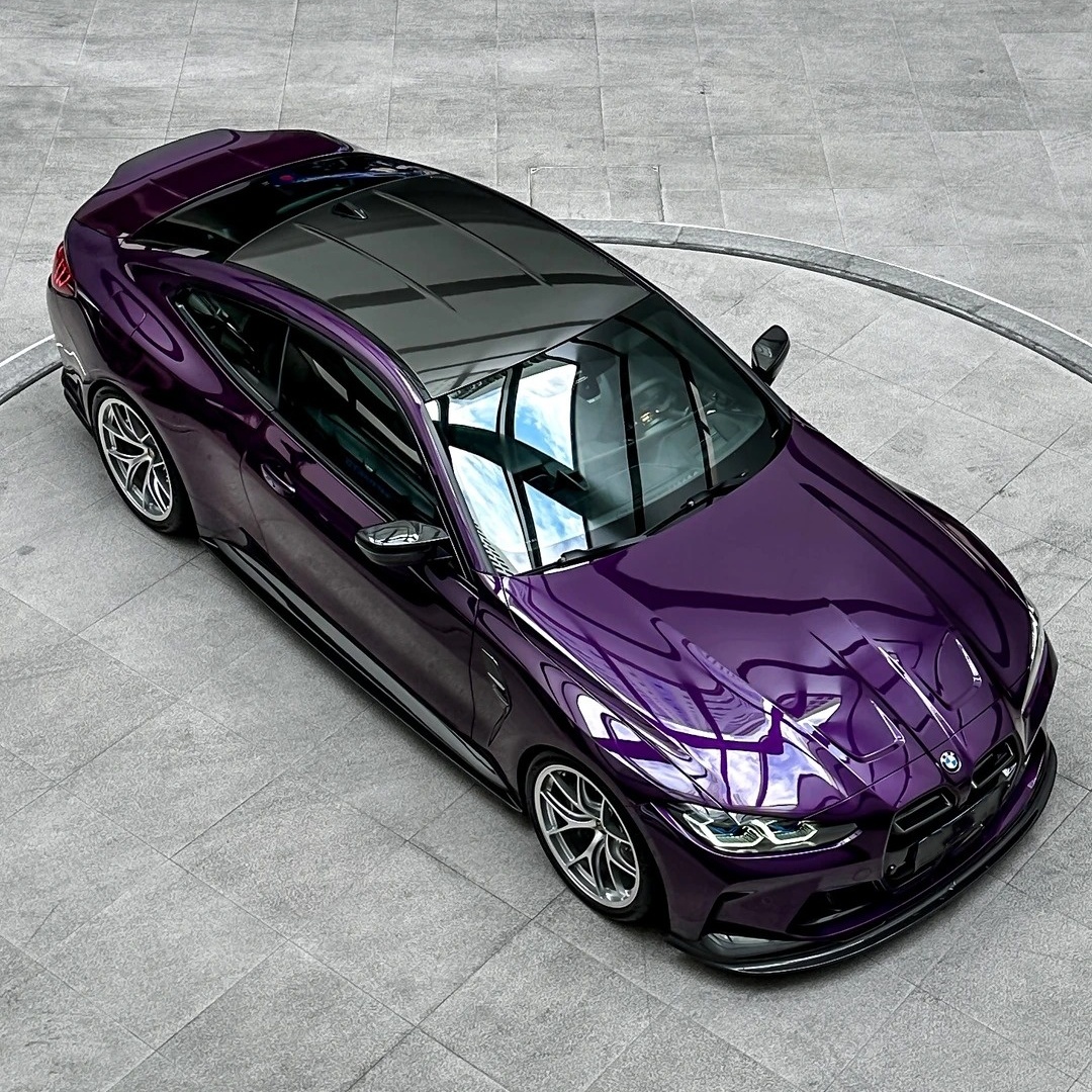 PET Gloss Metallic Twilight Purple Car Vinyl Wrap