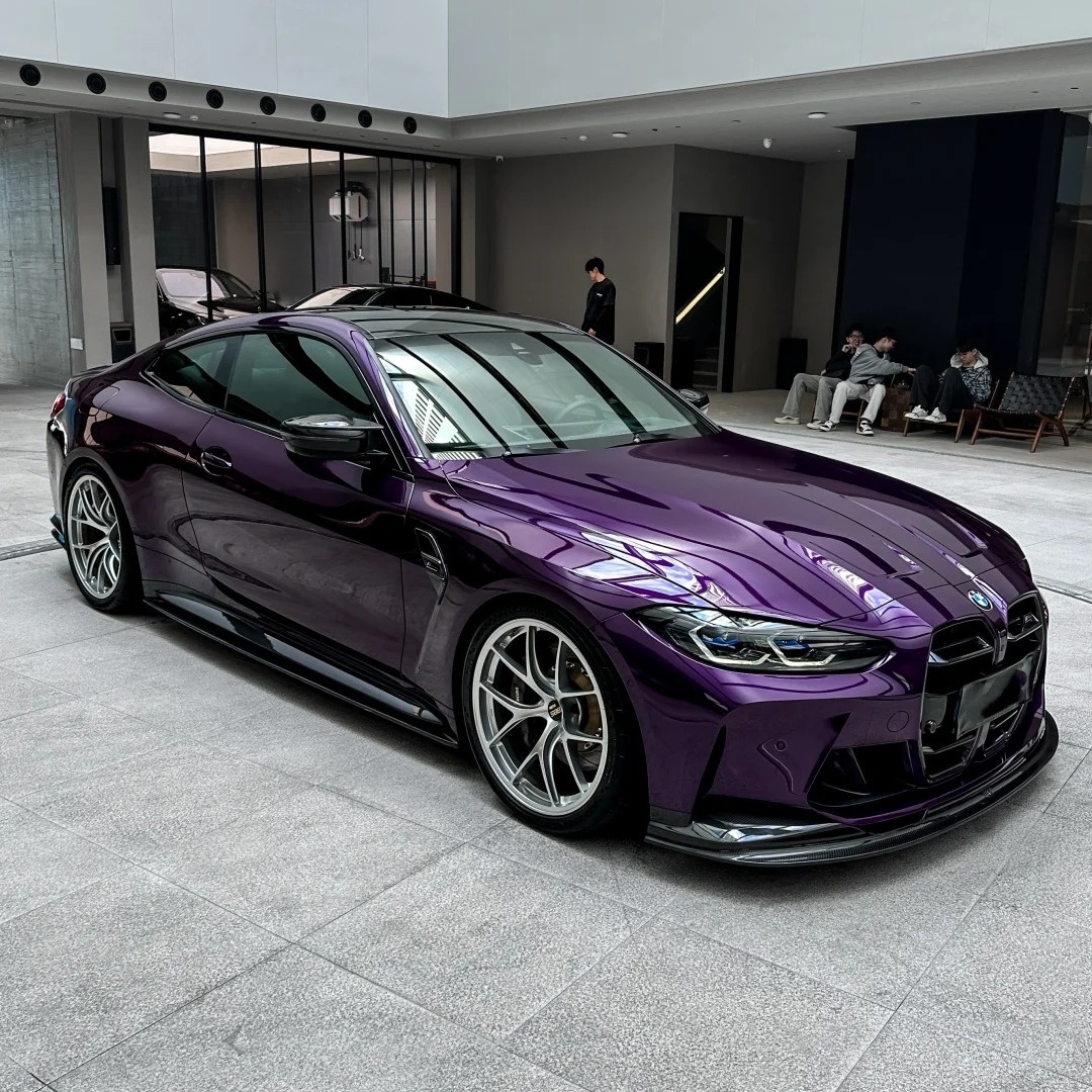 PET Gloss Metallic Twilight Purple Car Vinyl Wrap