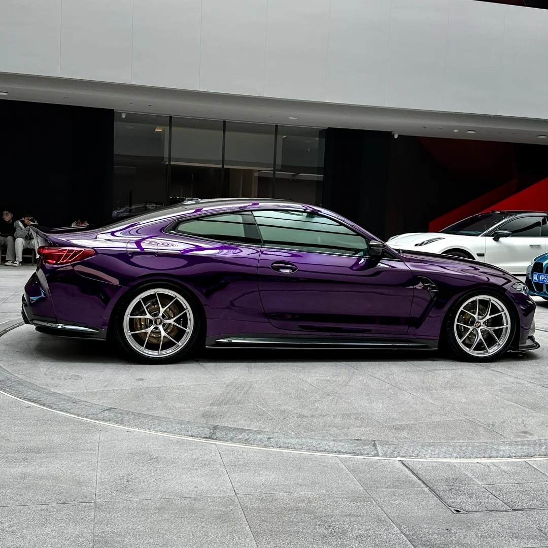 PET Gloss Metallic Twilight Purple Car Vinyl Wrap