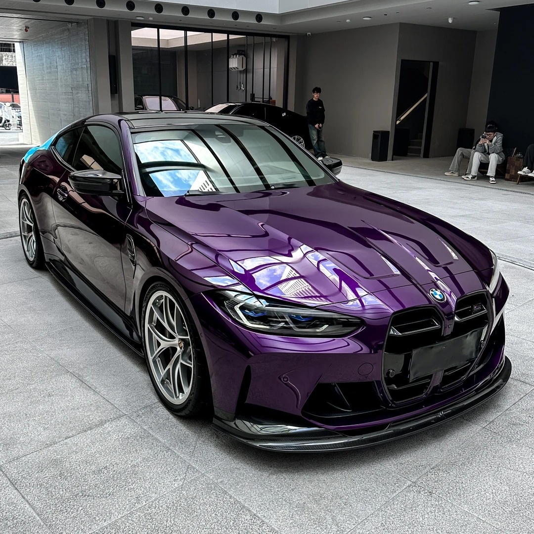 PET Gloss Metallic Twilight Purple Car Vinyl Wrap