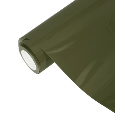 Super Gloss Reseda Green Car Vinyl Wrap 01