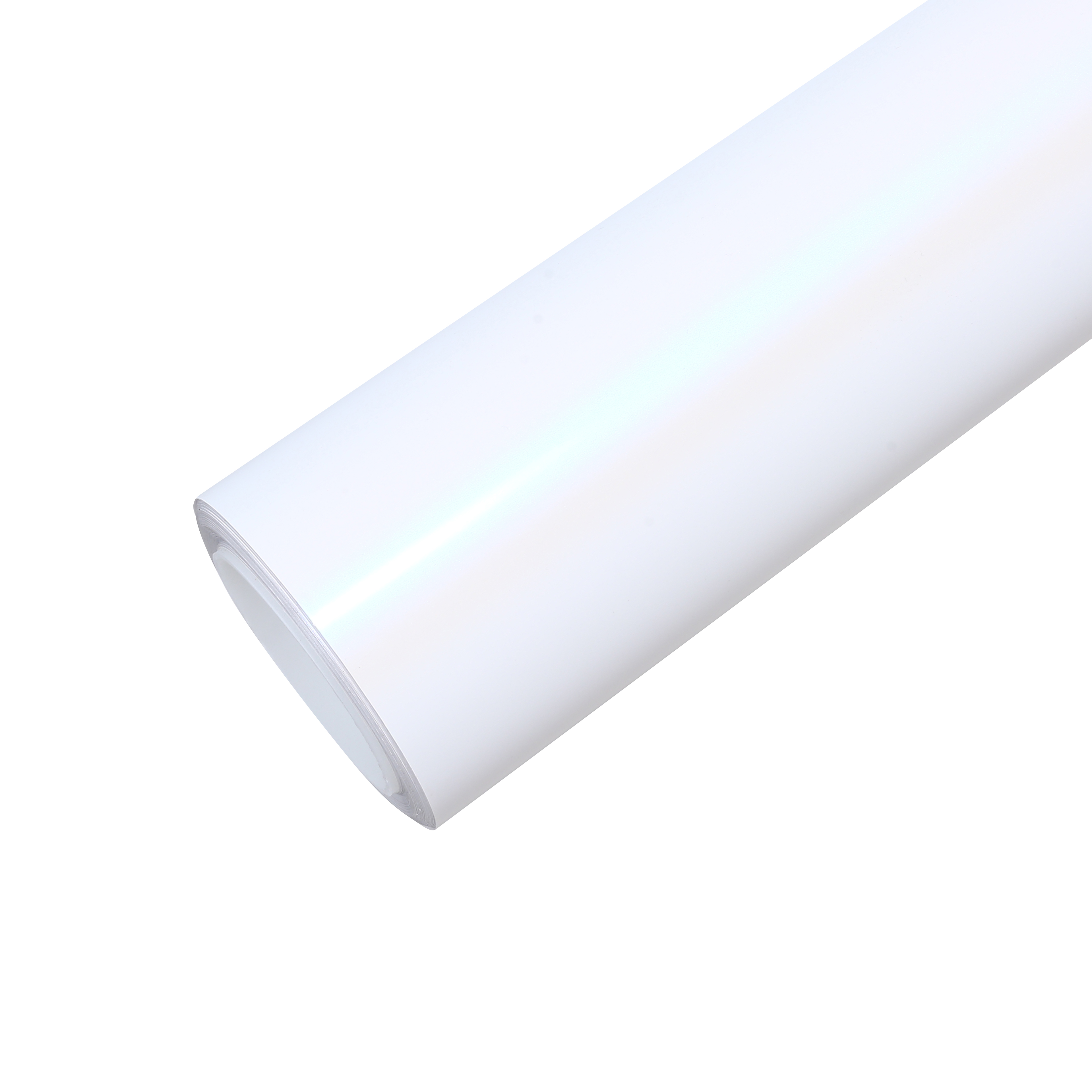 Matte White Blue Car Vinyl Wrap