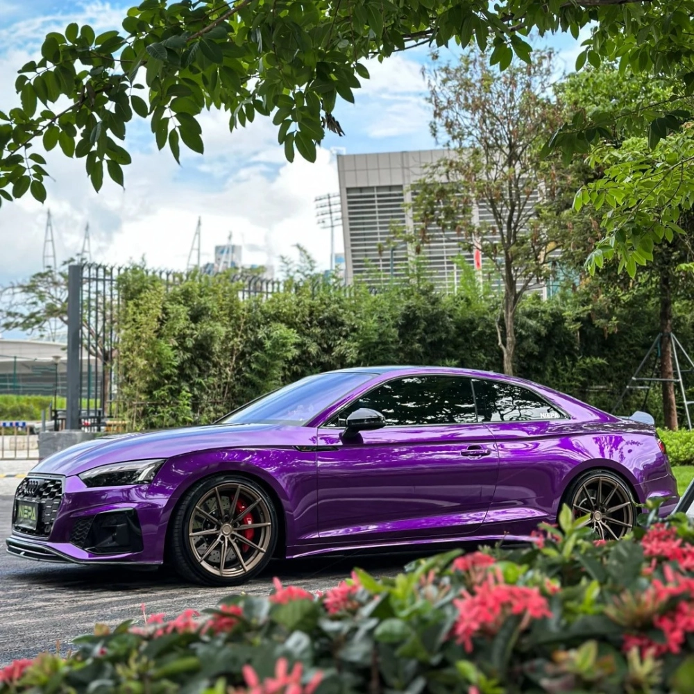 PET Gloss Metallic Twilight Purple Car Vinyl Wrap