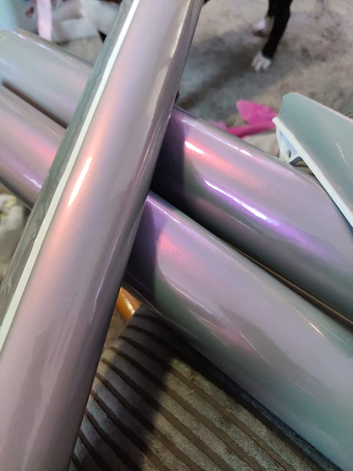Candy Metallic Gray Purple Car Vinyl Wrap review 