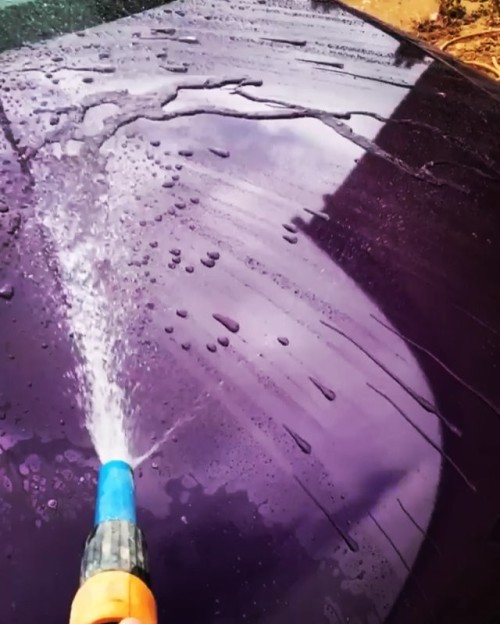 PET Gloss Metallic Midnight Purple Car Vinyl Wrap review 