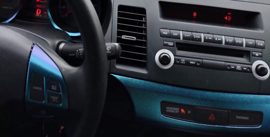 Matte Diamond Purple Blue Car Vinyl Wrap review me304