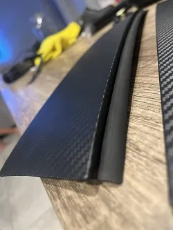Matte Carbon Fiber Car Vinyl Wrap review Alex sntgo 01