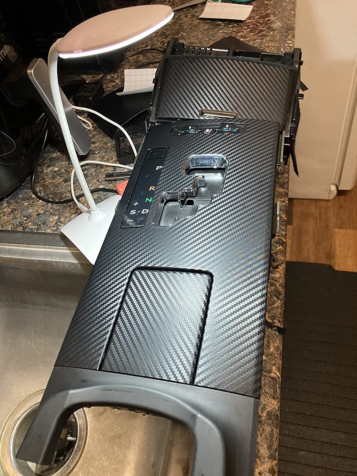 Matte Carbon Fiber Car Vinyl Wrap review JC