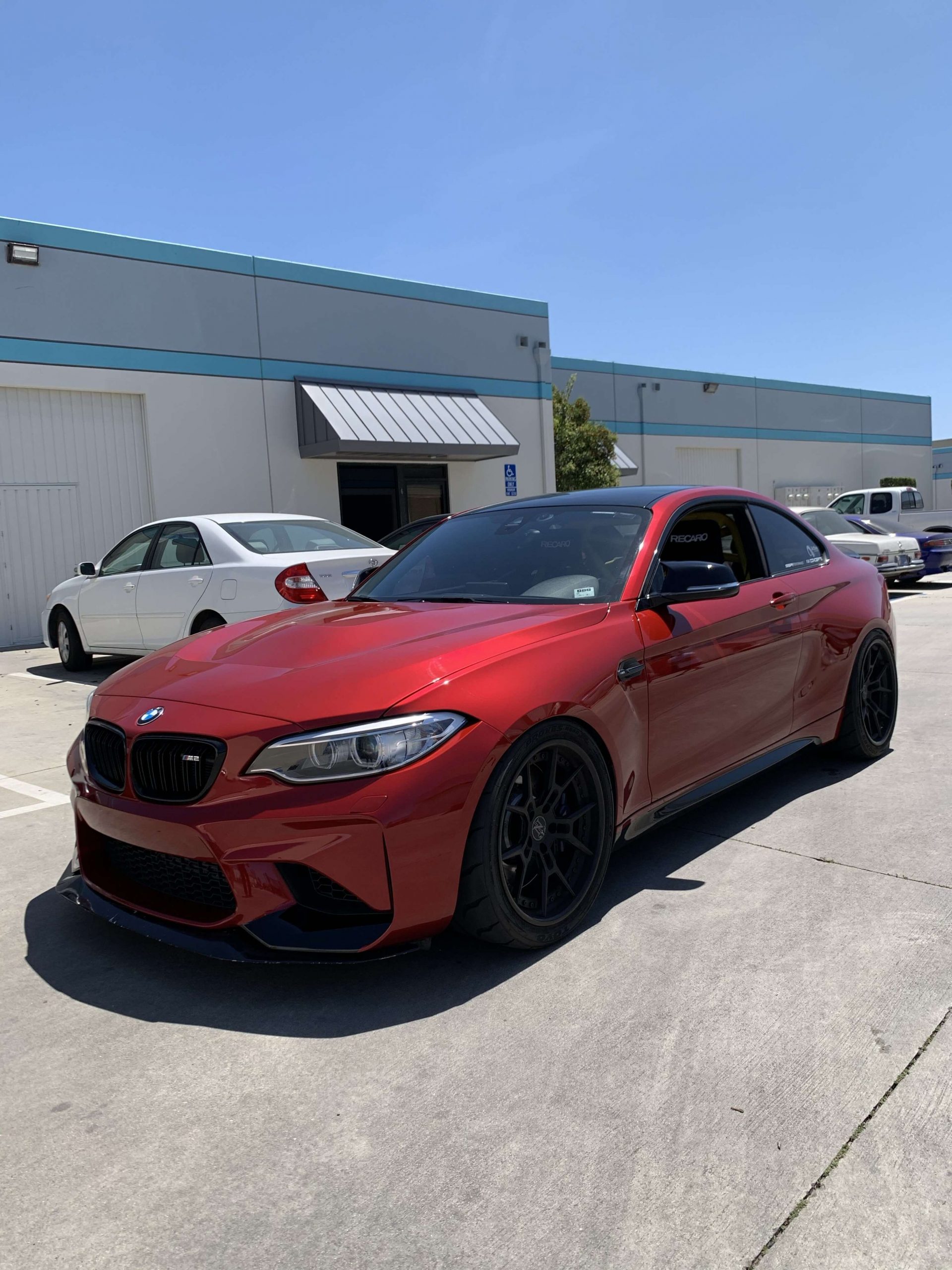 Gloss Metallic Vampire Red Car Vinyl Wrap review 0