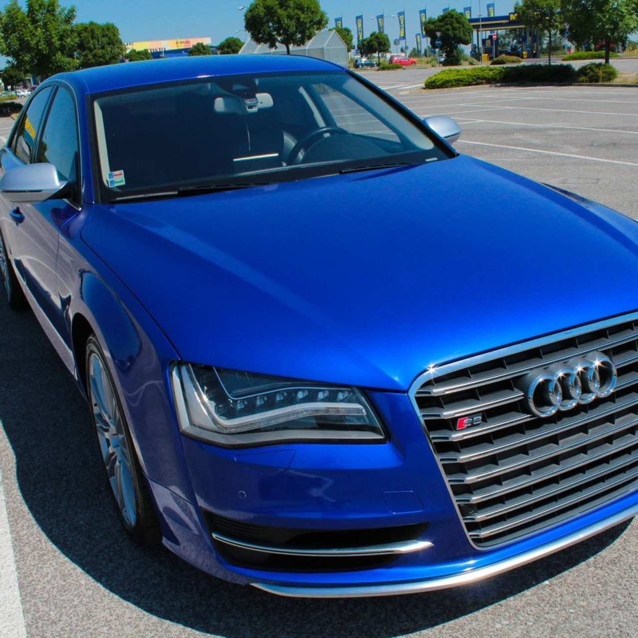 Gloss Metal Paint Blueberry Car Vinyl Wrap review 0