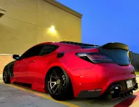 Gloss Metallic Vampire Red Car Vinyl Wrap review 0