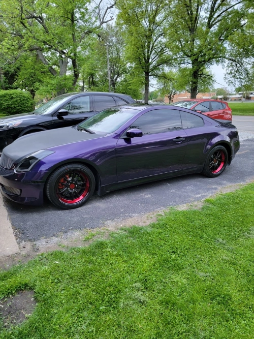 PET Gloss Metallic Midnight Purple Car Vinyl Wrap review 