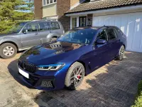 Gloss Metallic Tanzanite Blue Car Vinyl Wrap [BMW OEM Color] review 0