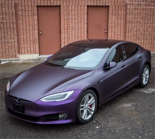 Matte Metallic Purple Car Vinyl Wrap review 