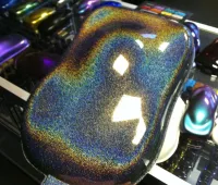 Glossy Laser Black Car Vinyl Wrap review 0