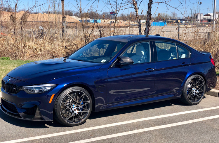 Gloss Metallic Tanzanite Blue Car Vinyl Wrap [BMW OEM Color] review 0